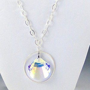 Crystal and Sterling Silver Necklace